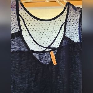 Navy Blue Xhileration Top